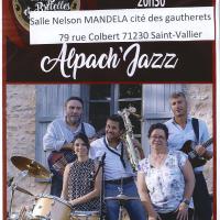 Affiche Festival Tango Swing et Bretelles Alpach'Jazz - St Vallier 2021